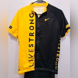 Livestrong Replica Cycling Jersey Mens Medium